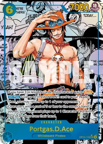 Portgas.D.Ace OP13-119 (Alternate art)