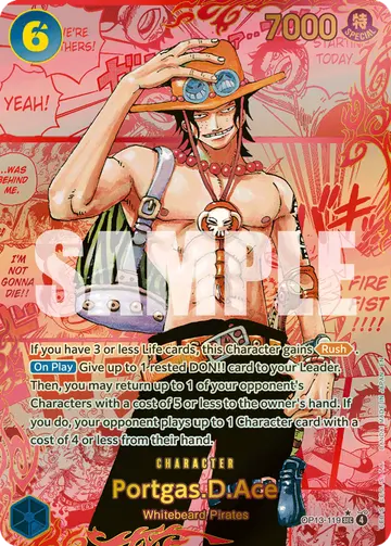 Portgas.D.Ace OP13-119 (Alternate art)