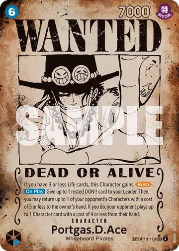Portgas.D.Ace OP13-119 (Alternate art)