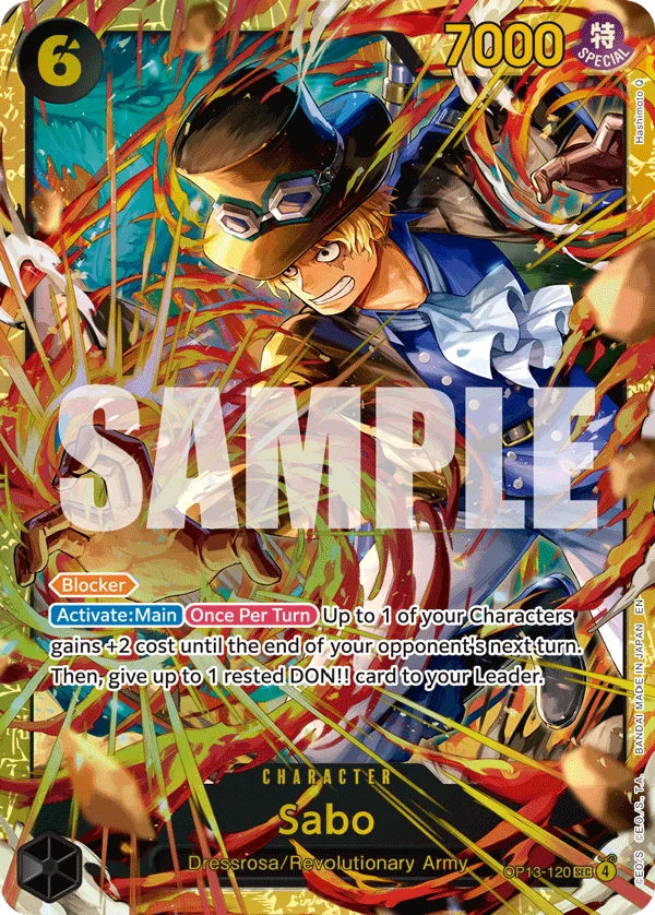 Sabo OP13-120 – One Piece Card Game Character