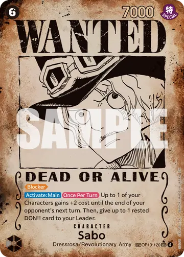 Sabo OP13-120 (Alternate art)