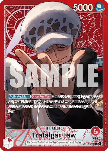 Trafalgar Law OP14-001 (Alternate art)