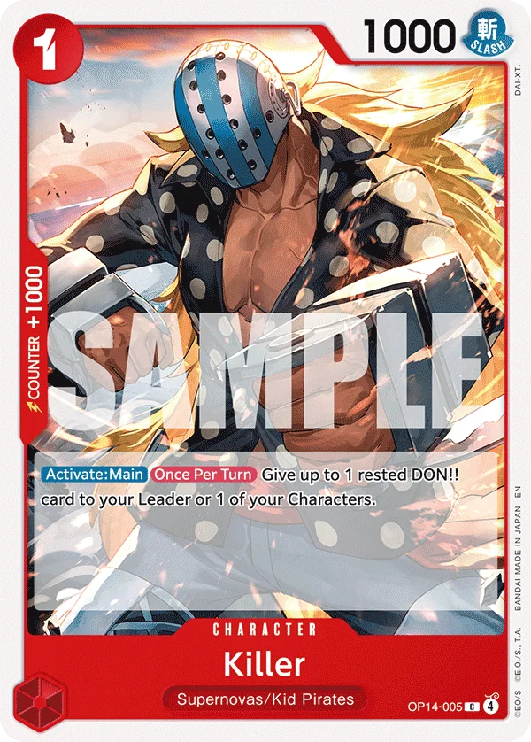 Killer OP14-005 – One Piece Card Game Character