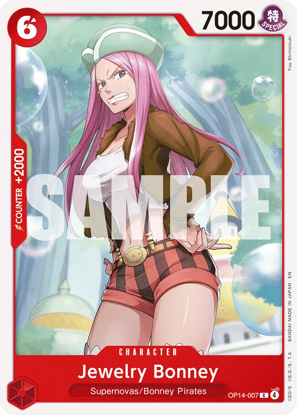 Jewelry Bonney OP14-007 – One Piece Card Game Character