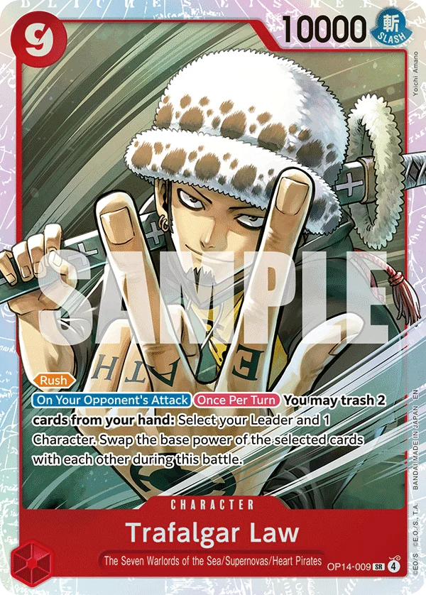Trafalgar Law OP14-009 – One Piece Card Game Character