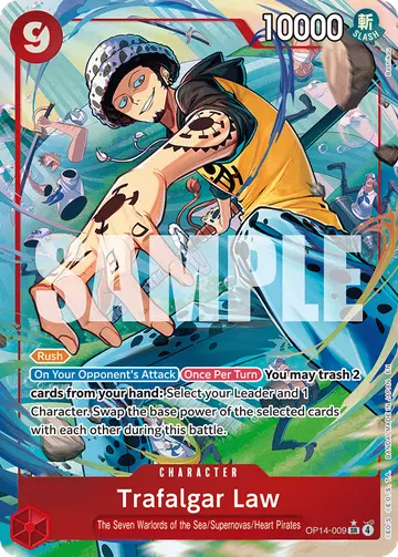 Trafalgar Law OP14-009 (Alternate art)