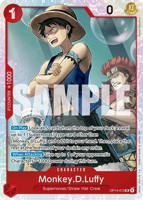 Monkey.D.Luffy OP14-013 – One Piece Card Game Character