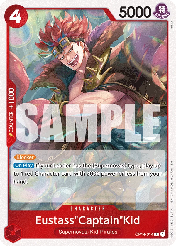 Eustass"Captain"Kid OP14-014 – One Piece Card Game Character