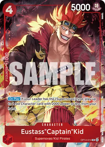 Eustass"Captain"Kid OP14-014 (Alternate art)