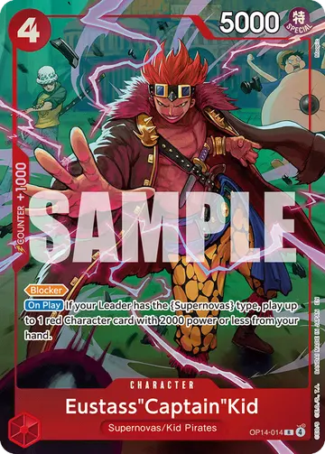Eustass"Captain"Kid OP14-014 (Alternate art)