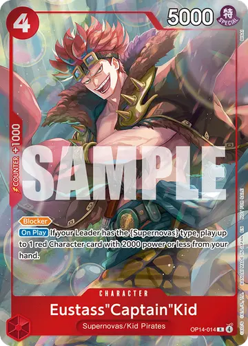 Eustass"Captain"Kid OP14-014 (Alternate art)