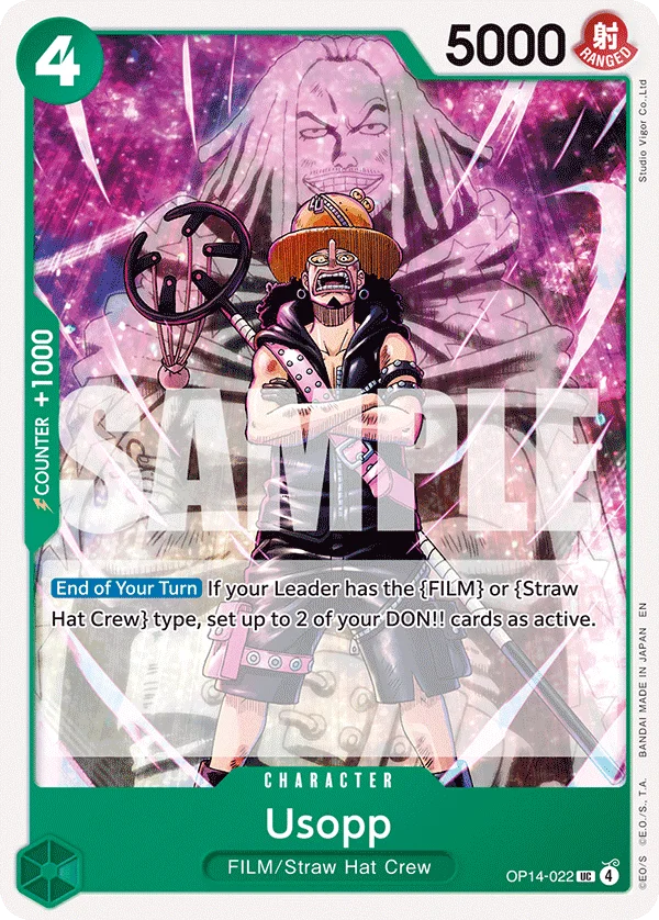 Usopp OP14-022 – One Piece Card Game Character