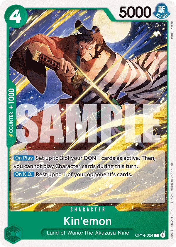 Kin'emon OP14-024 – One Piece Card Game Character