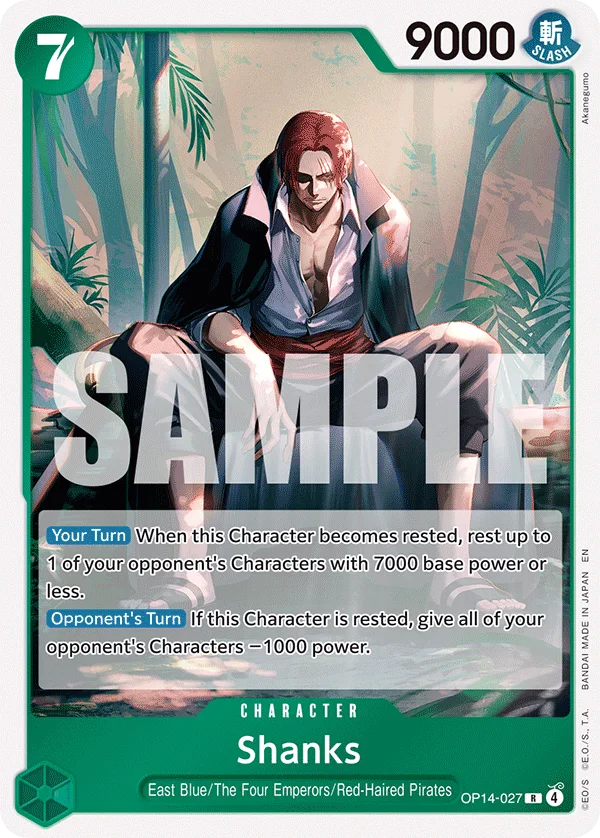 Shanks OP14-027 – One Piece Card Game Character