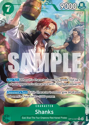 Shanks OP14-027 (Alternate art)