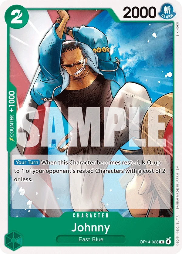 Johnny OP14-028 – One Piece Card Game Character