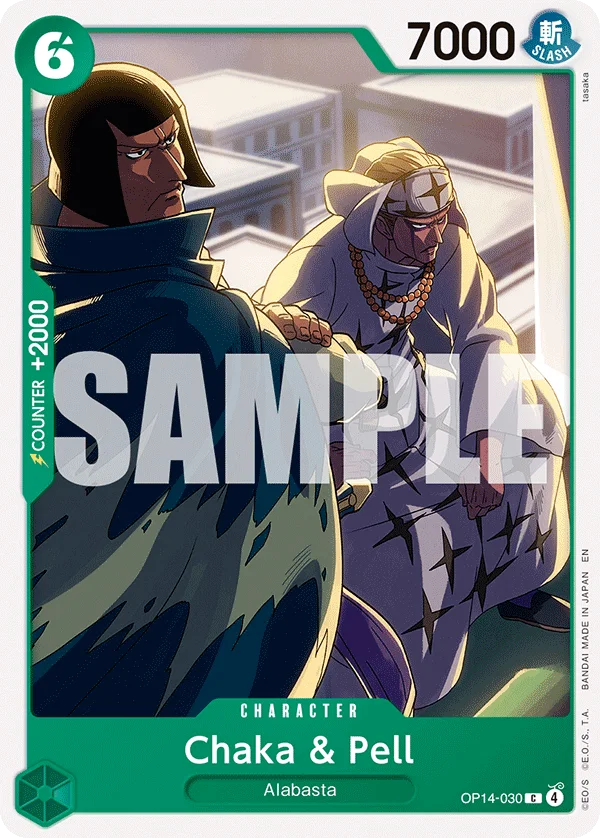 Chaka & Pell OP14-030 – One Piece Card Game Character