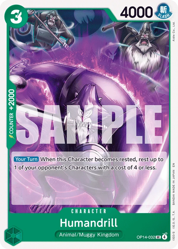 Humandrill OP14-032 – One Piece Card Game Character