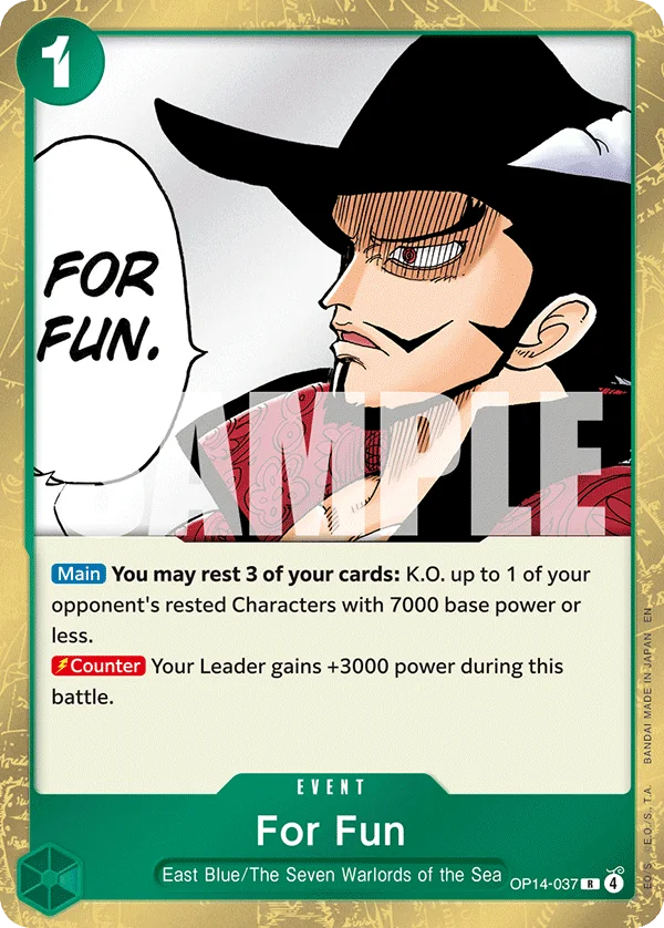 For Fun OP14-037 – One Piece Card Game Event