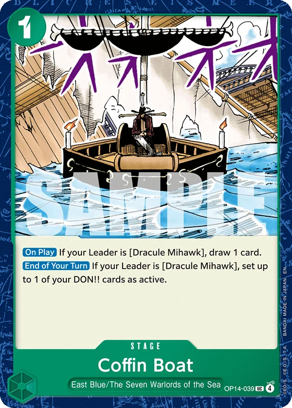 Coffin Boat OP14-039 – One Piece Card Game Stage