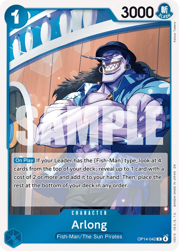 Arlong OP14-042 – One Piece Card Game Character