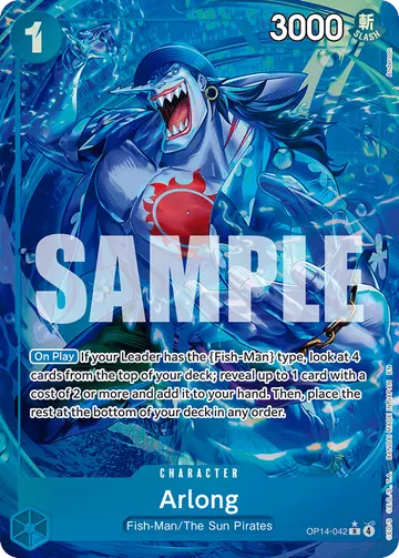 Arlong OP14-042 (Alternate art)