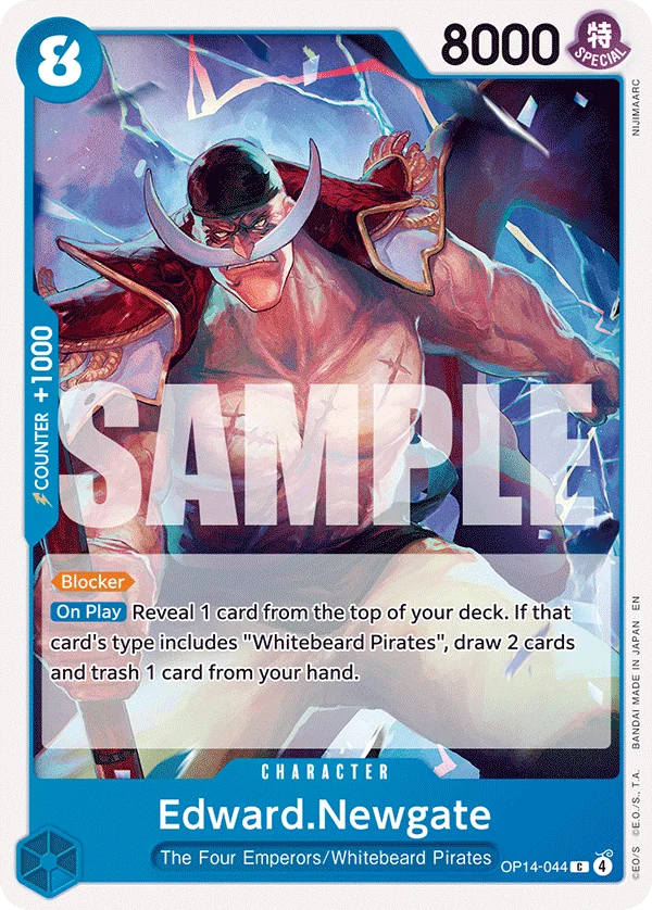 Edward.Newgate OP14-044 – One Piece Card Game Character