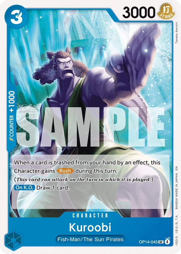 Kuroobi OP14-045 – One Piece Card Game Character