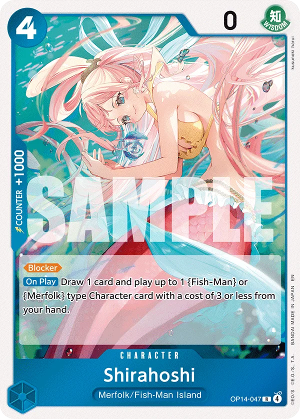 Shirahoshi OP14-047 – One Piece Card Game Character