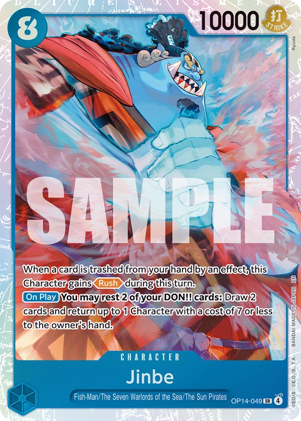 Jinbe OP14-049 – One Piece Card Game Character