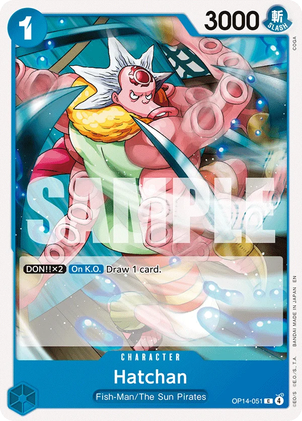 Hatchan OP14-051 – One Piece Card Game Character
