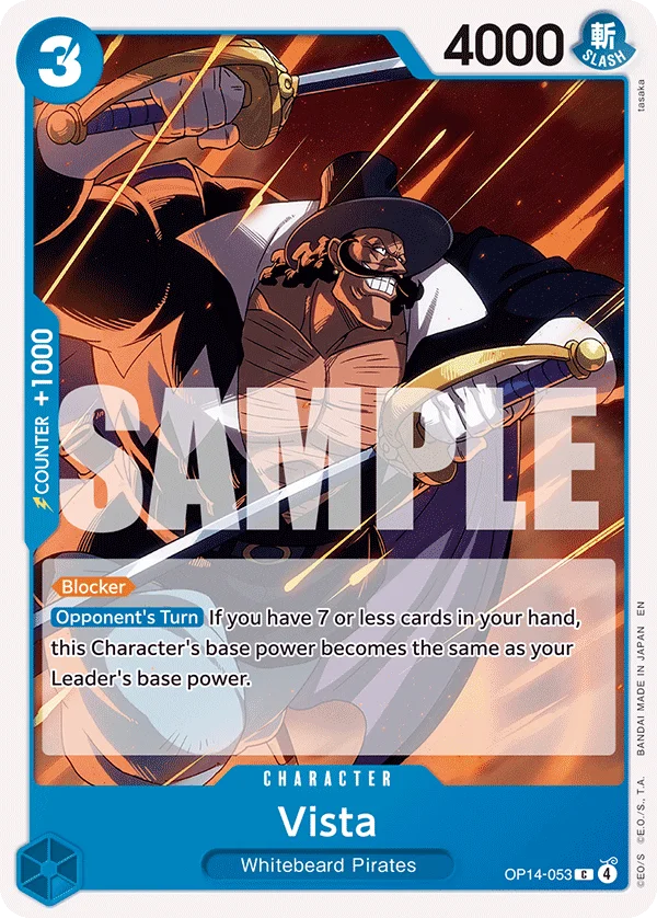 Vista OP14-053 – One Piece Card Game Character