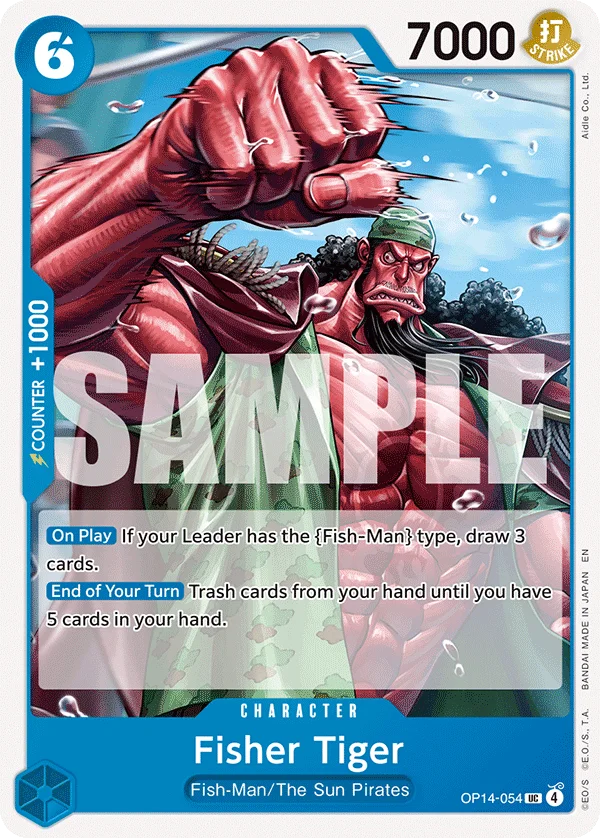 Fisher Tiger OP14-054 – One Piece Card Game Character