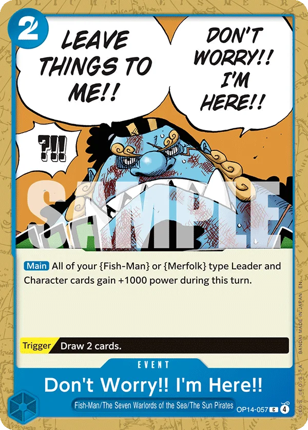 Don't Worry!! I'm Here!! OP14-057 – One Piece Card Game Event