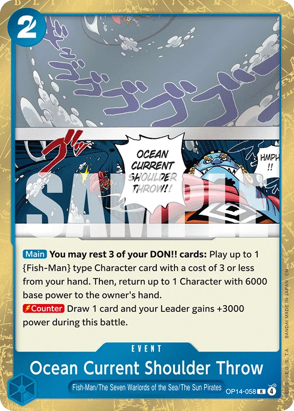 Ocean Current Shoulder Throw OP14-058 – One Piece Card Game Event
