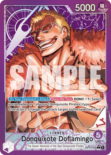 Donquixote Doflamingo OP14-060 (Alternate art)