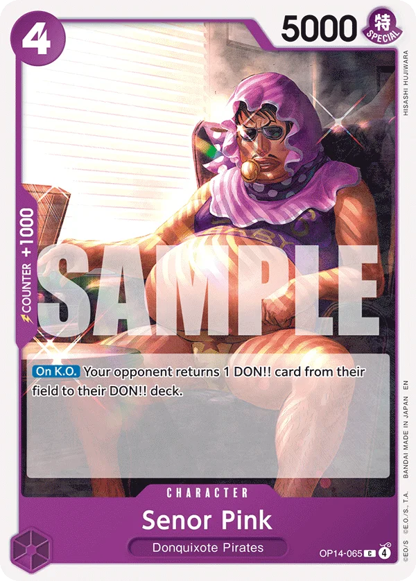 Senor Pink OP14-065 – One Piece Card Game Character