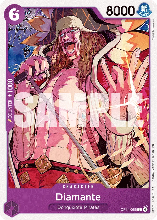 Diamante OP14-066 – One Piece Card Game Character