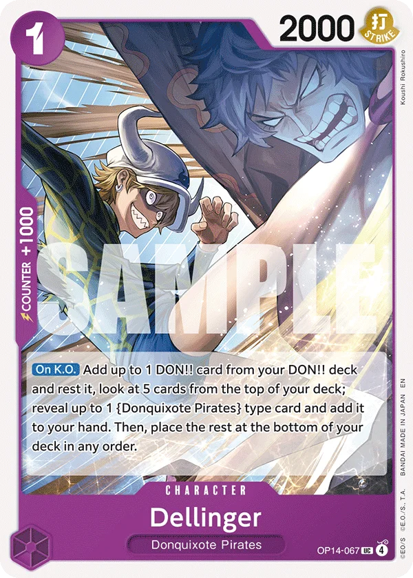 Dellinger OP14-067 – One Piece Card Game Character