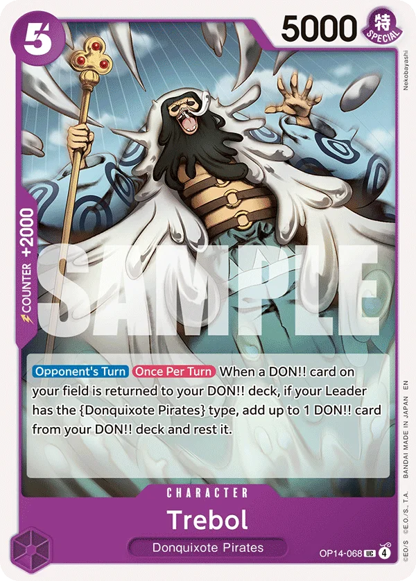 Trebol OP14-068 – One Piece Card Game Character