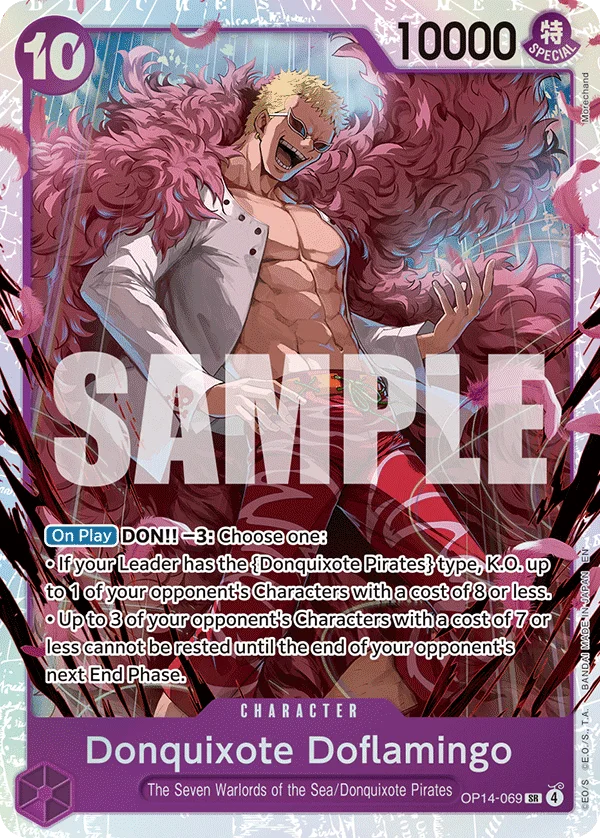 Donquixote Doflamingo OP14-069 – One Piece Card Game Character