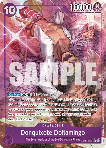 Donquixote Doflamingo OP14-069 (Alternate art)