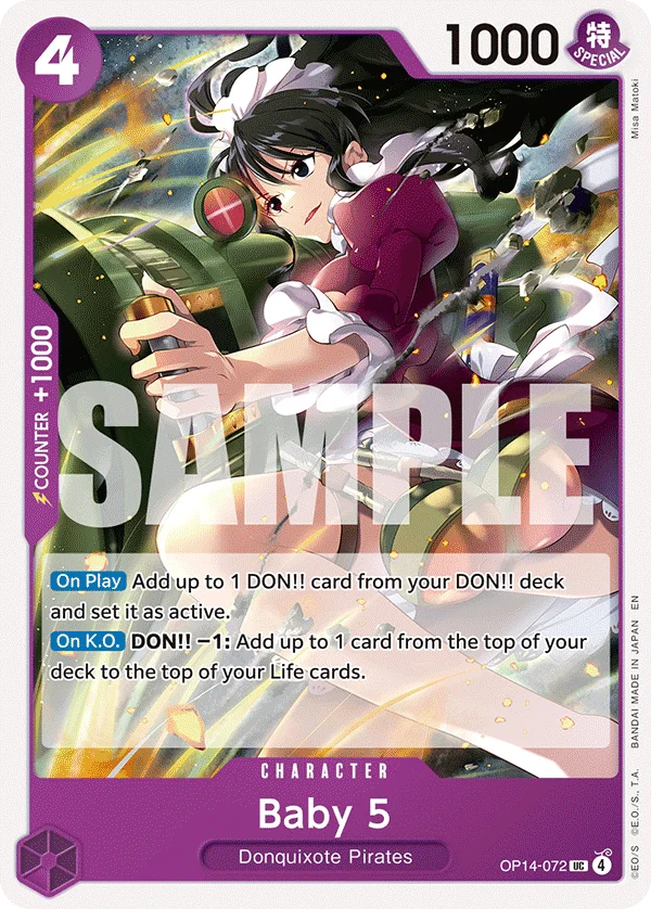 Baby 5 OP14-072 – One Piece Card Game Character
