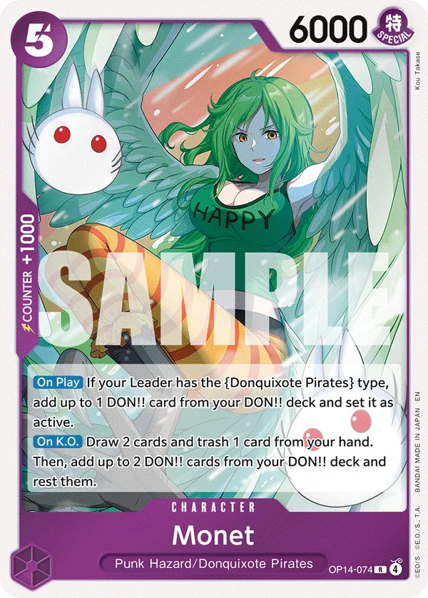 Monet OP14-074 – One Piece Card Game Character