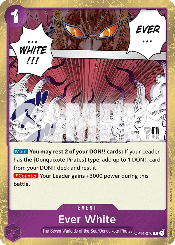 Ever White OP14-076 – One Piece Card Game Event