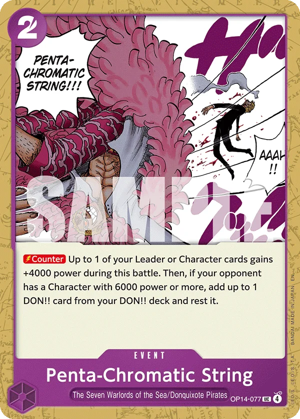 Penta-Chromatic String OP14-077 – One Piece Card Game Event