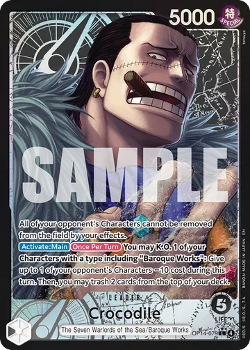 Crocodile OP14-079 (Alternate art)
