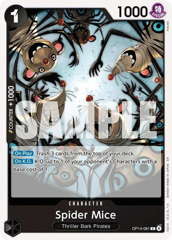 Spider Mice OP14-081 – One Piece Card Game Character