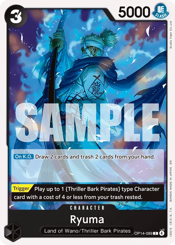 Ryuma OP14-089 – One Piece Card Game Character