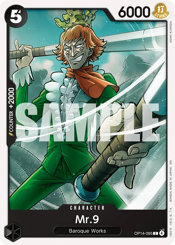 Mr.9 OP14-095 – One Piece Card Game Character